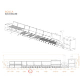 Bosca Block 750 Built-In Gas Grill - BOSCAPARGAS750
